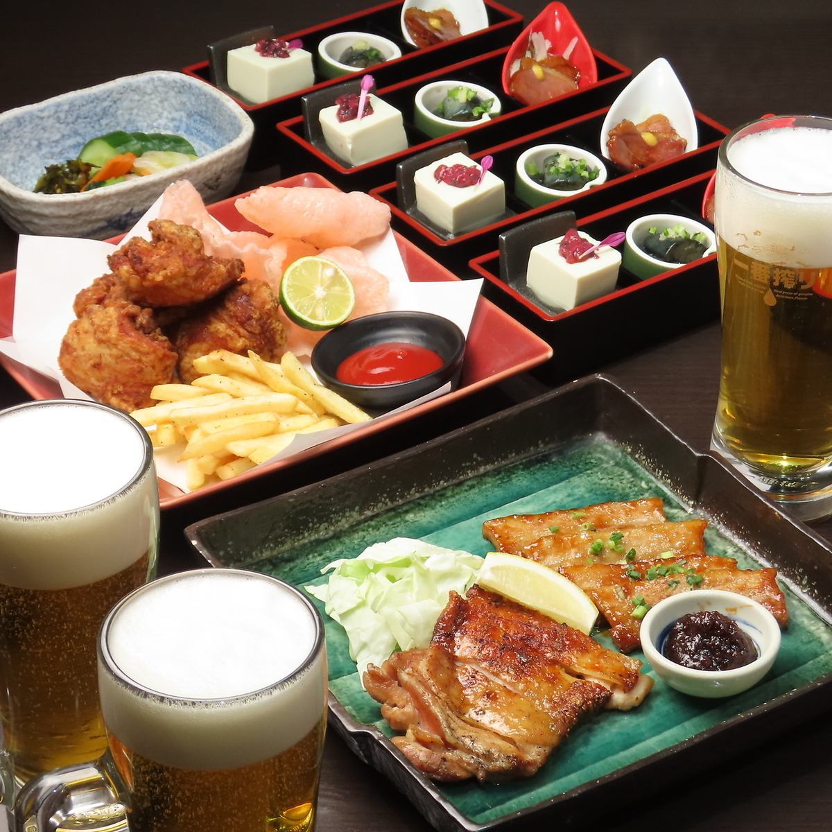 ◆◇Izakaya near Ichigaya Station◇◆All-you-can-drink course perfect for year-end parties, New Year parties, and farewell parties