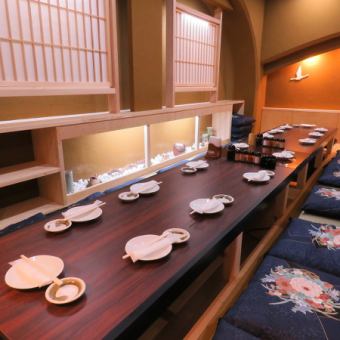 Second floor seating.Private room for a large group of people who can see from one end to the other.Because it is a partitioned private space, it is perfect for wiping ☆