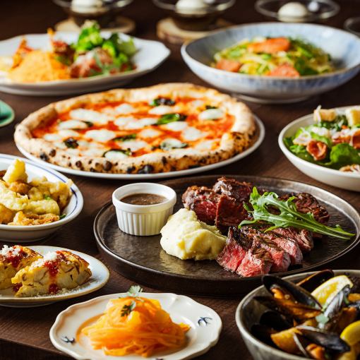 {Food only} Salvatore course ★ Herb pork roast, the most popular dish! Pizza, appetizers, pasta, etc.
