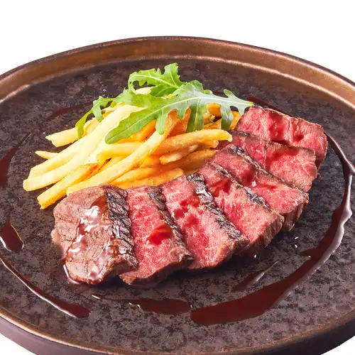 Grilled Japanese Black Wagyu Beef ~with Red Wine Sauce~