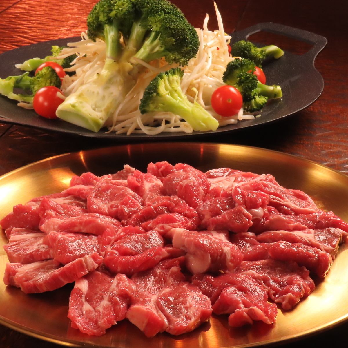 生ラム食べ放題＆90飲み放題付きコース4800円～ご用意。