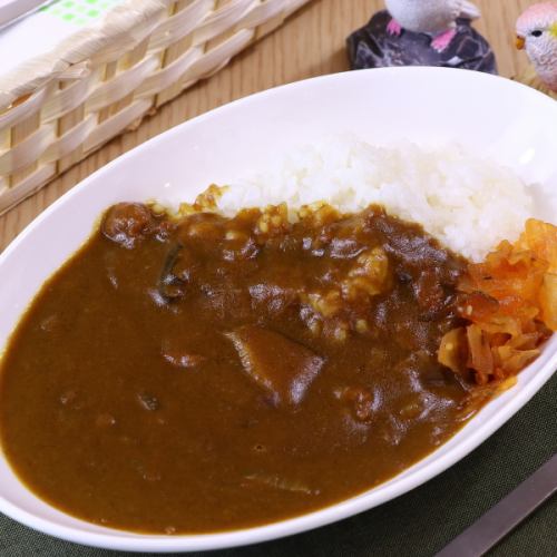 One push of the store manager is Oita-produced shiitake mushroom “Kokusai curry rice” ♪