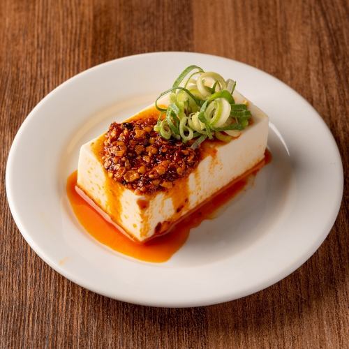 食べるラー油冷奴