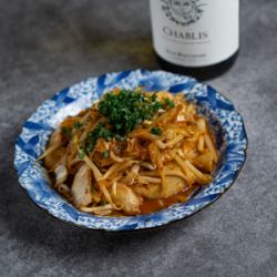 Delicious spicy pork kimchi