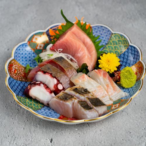 旬の刺身と創作和食
