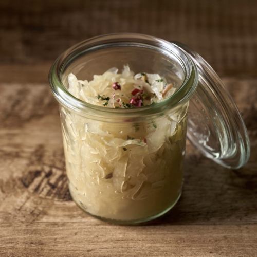 自家製ザワークラウト / homemade sauerkraut