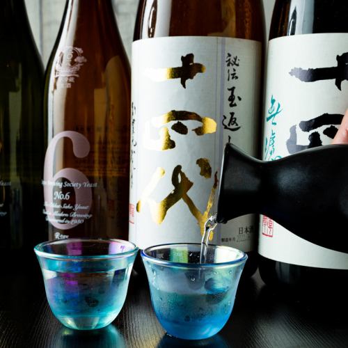 There is also a wide variety of sake that you can enjoy with your meal.