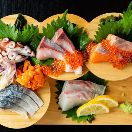 All-you-can-eat kushikatsu, kushiten, appetizers, and sashimi ◎ Ultra premium all-you-can-eat course ◆ 5,000 yen