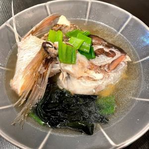 Steamed red snapper and beetle in sake / Boiled red snapper and beetle