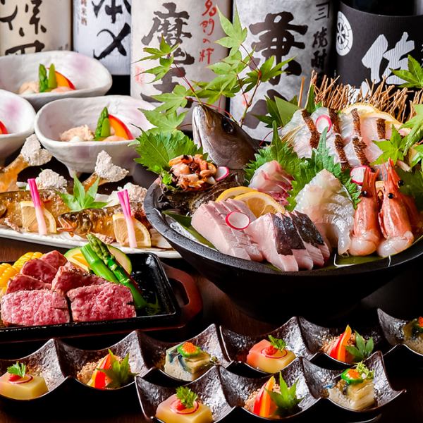 Popular with secretaries★Luxurious banquet course★All-you-can-drink included 6,000 yen⇒5,000 yen!