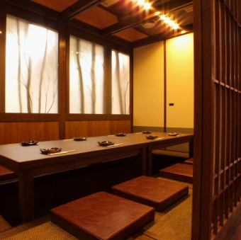 This private room is also popular for important dinner parties such as entertainment.Please enjoy Hakata's specialty in a relaxed manner.
