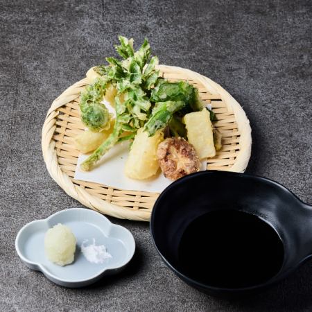 春野菜の天麩羅