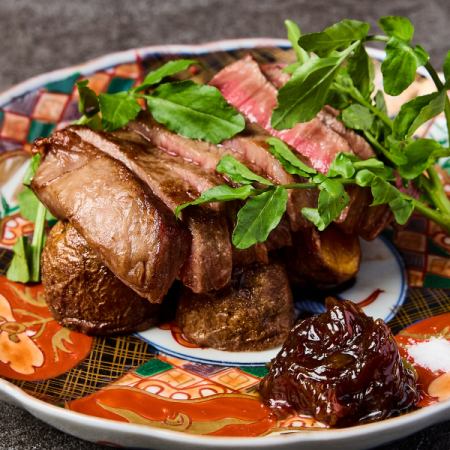 和牛ランプの炭火焼き