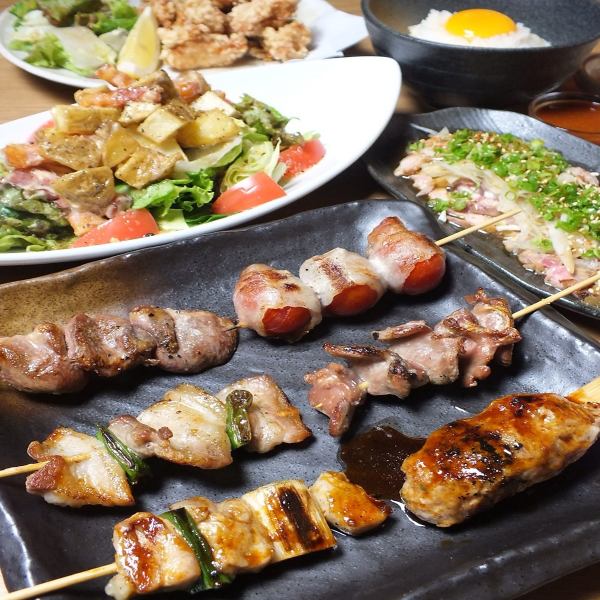One by one, skewered every day! Charcoal-grilled, yakitori