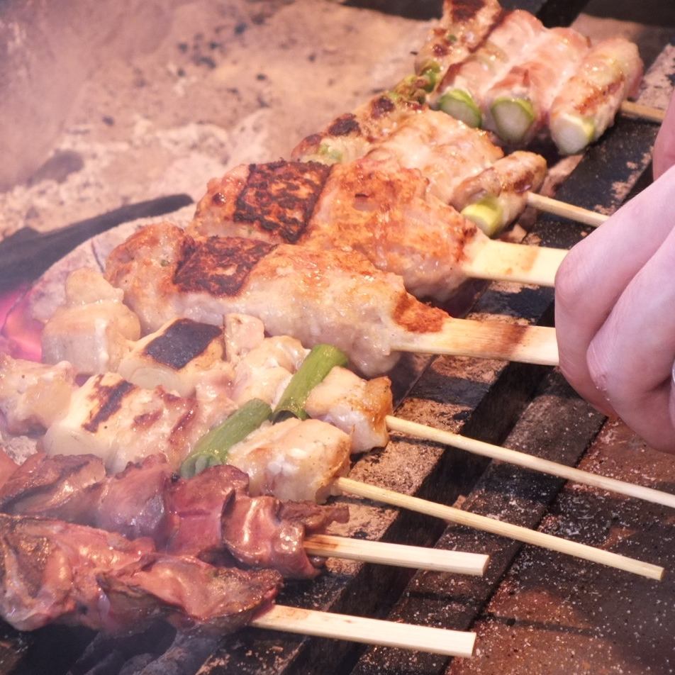 The proud yakitori that is skewered every day! Please use it on your way home from work or at a girls-only gathering!