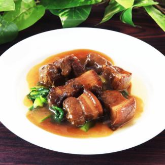 52. Pork stewed in soy sauce