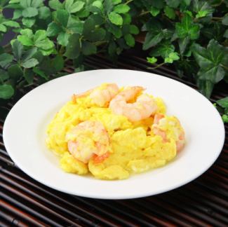 82. Stir-fried shrimp and egg [* Photo] / 83. Stir-fried beef and egg