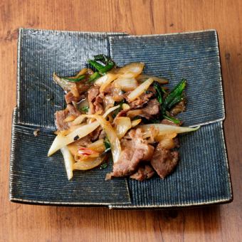 牛肉のスタミナ焼き