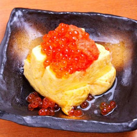 名田溢出鲑鱼卵“ Dashimaki Tamago”