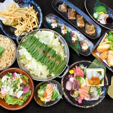 歓送迎会に◎週末も３時間♪特選【九州”周遊”コース】5000円全10品[3時間飲み放題] 