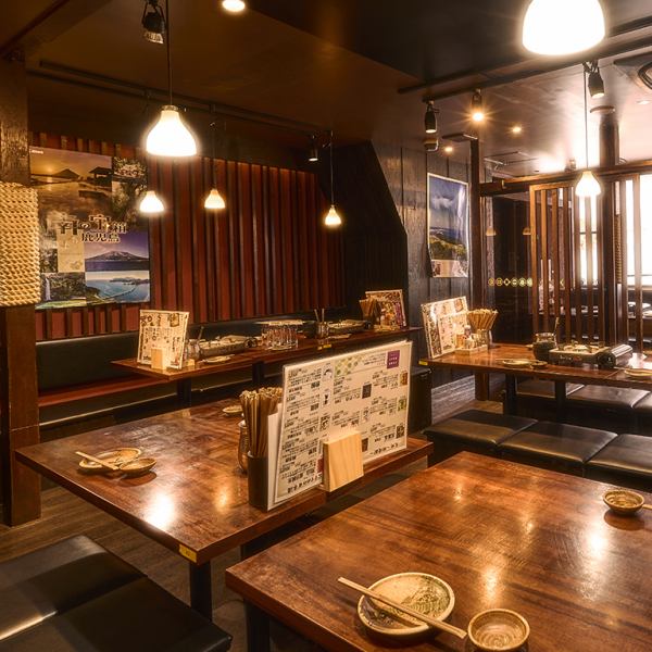 35名様～最大60名様貸切OK。門前仲町での会社宴会・同窓会・打ち上げ・結婚式の2次会など幅広くご活用ください！お座敷席・掘り炬燵席 or テーブル席。人数に合わせて席を配置換え可能な居酒屋です♪20名様以下のお客様にも最適なお席もございます！カウンターも大人気。【ネット予約でポイントが使えるようになりました】