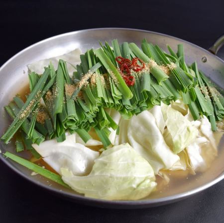 あおさ香る鯛出汁　もつ鍋