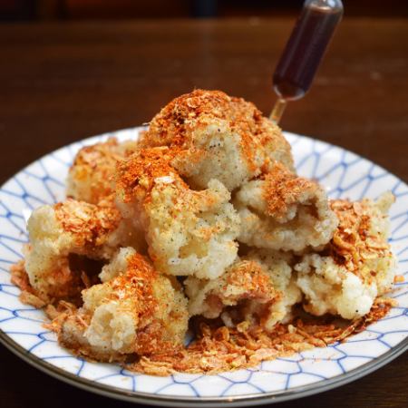 スパイシーモツ唐揚げ