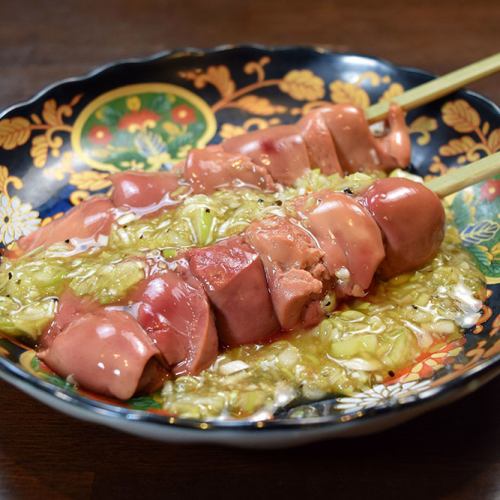 低温調理 レバ刺し串