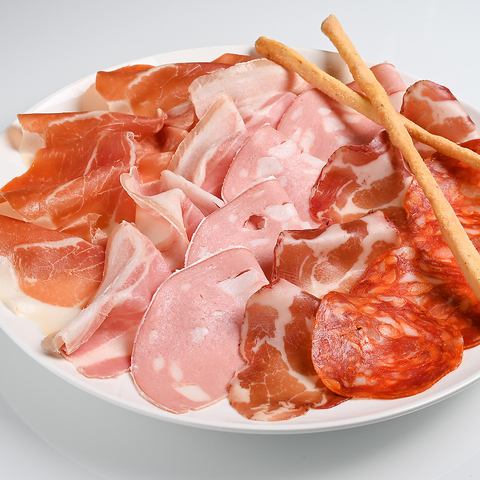 イタリアンハムの盛り合わせフル
