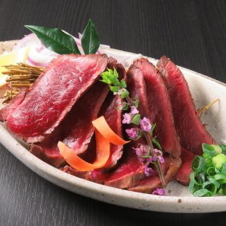 えぞ鹿肉たたき