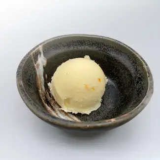 柚皮入りソルベ