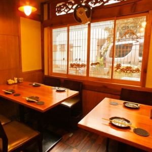 Inside of calm atmosphere with full of warmth of Japanese