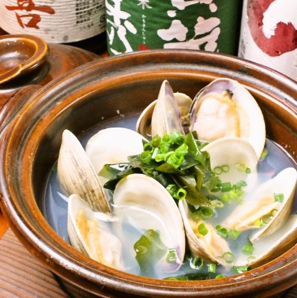 [Local production for local consumption = Ingredients produced in 1,000,000 for 1,000 consumption] Honbinosu shellfish steamed in sake