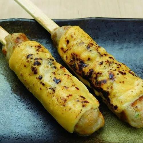 自家製つくね チーズ