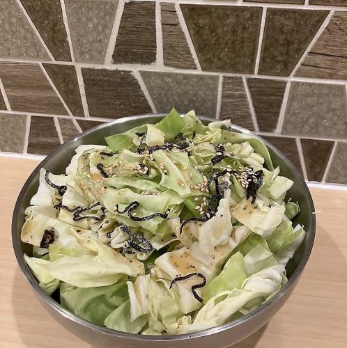 塩昆布キャベツ