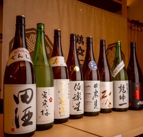 大人気！宮城の地酒を含む15種類の日本酒も飲放題OK
