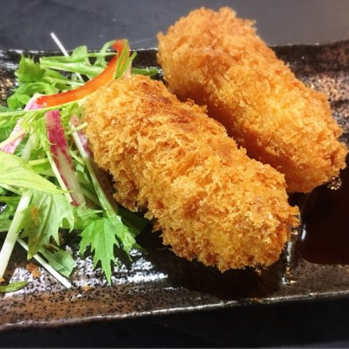 広島産大粒カキフライ(2コ)