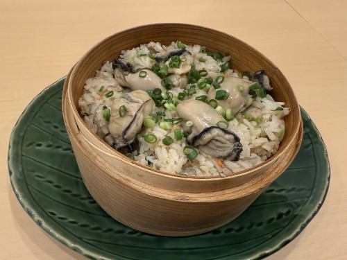 季節のせいろ飯(かき)