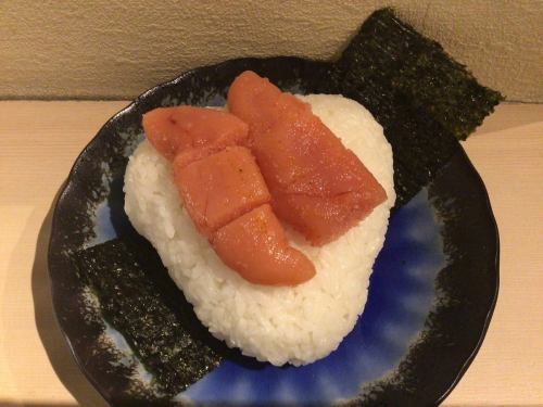 大きいおにぎり 明太子