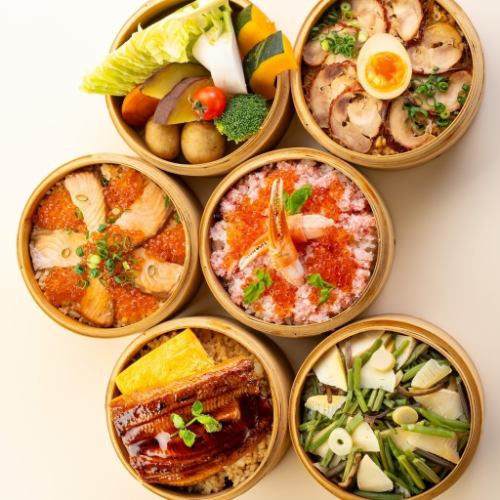 【鶏☆一番星の名物】せいろ飯