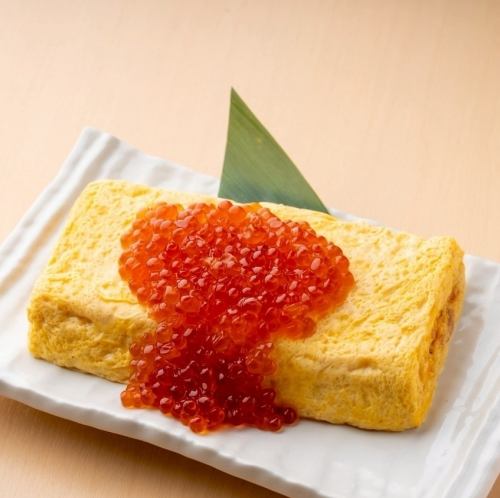 捲蛋餅佐500顆鮭魚籽