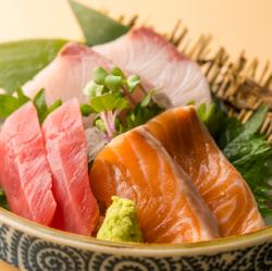 【推薦】今日鮮魚刺身（3種，每份）