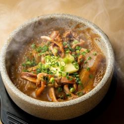 石烤魷魚內臟和白蘿蔔