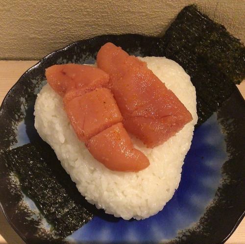 明太子飯糰（辣鱈魚籽）