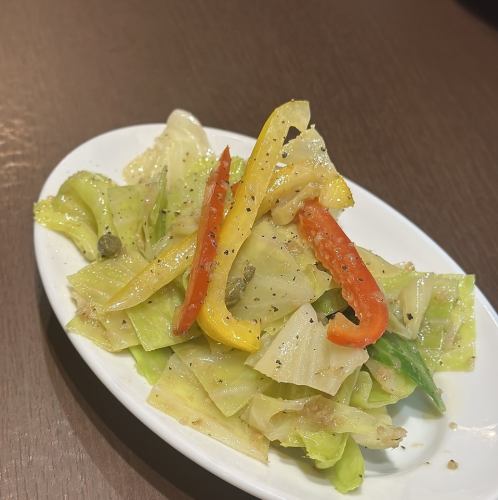 冷たいアンチョビキャベツ