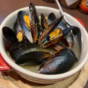 ムール貝の白ワイン蒸し♪