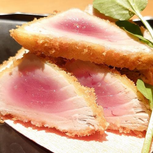 Bluefin tuna rare cutlet