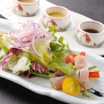 Phantom Shikajima pork cold shabu-shabu salad