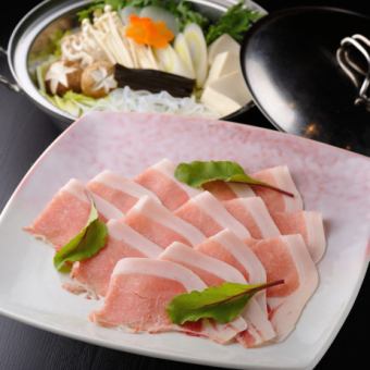 [Hot pot dish] Phantom Shikajima pork shabu-shabu