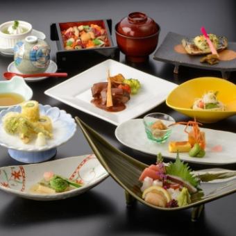 享受正宗日本料理的「楓」懷石套餐[6,050日圓]～本月的菜單～